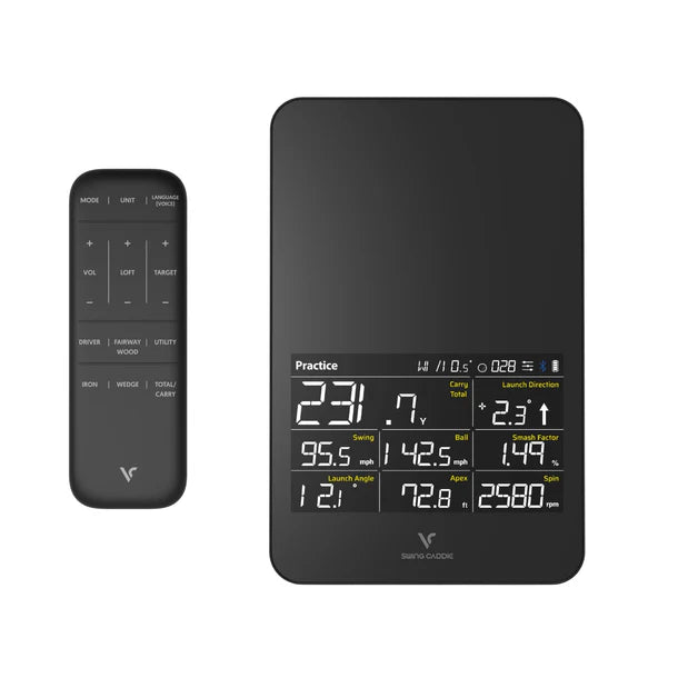 Voice Caddie SC4 PRO Golf Launch Monitor + 3D Driving Range Simulator