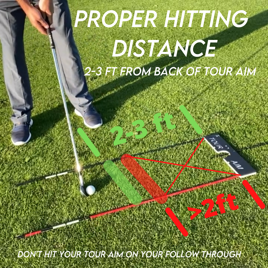 Tour Aim 2.0 Golf Training Aid (With 4 Alignment Sticks)