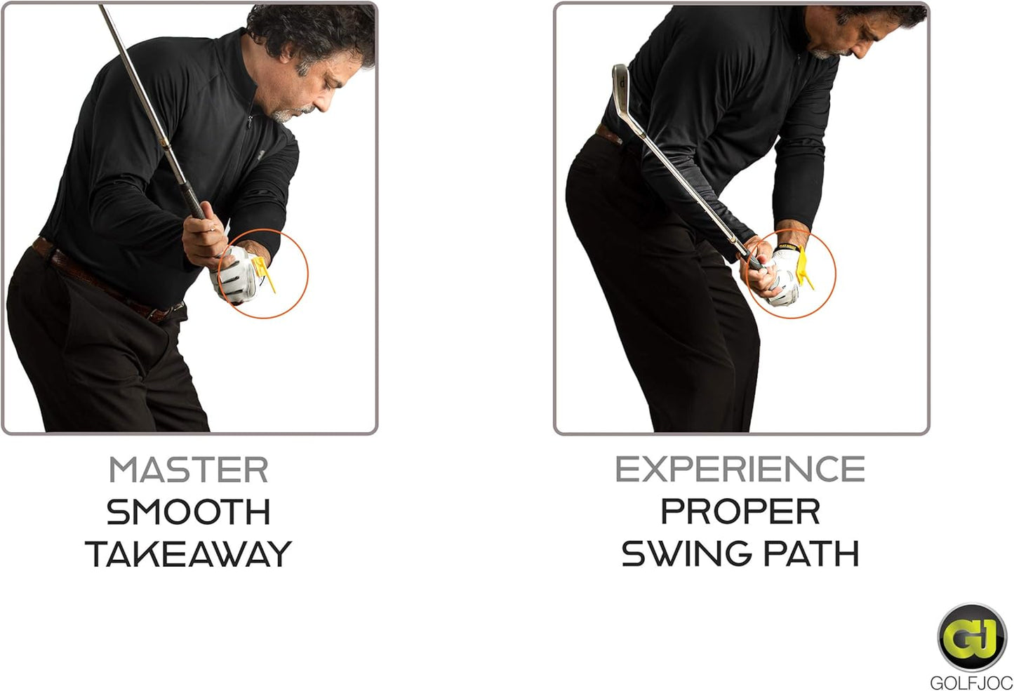 Power Lag and Flat Wrist Combo Golf Trainer