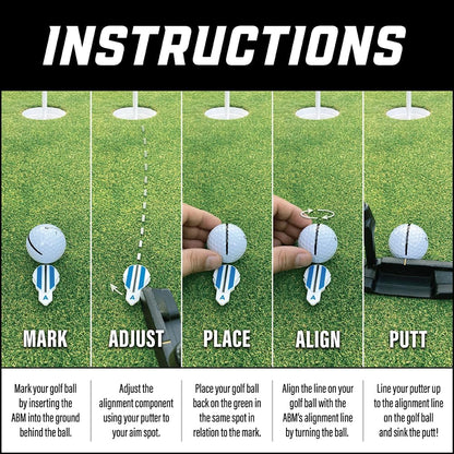 Alignment Ball Mark - Golf Ball Marker