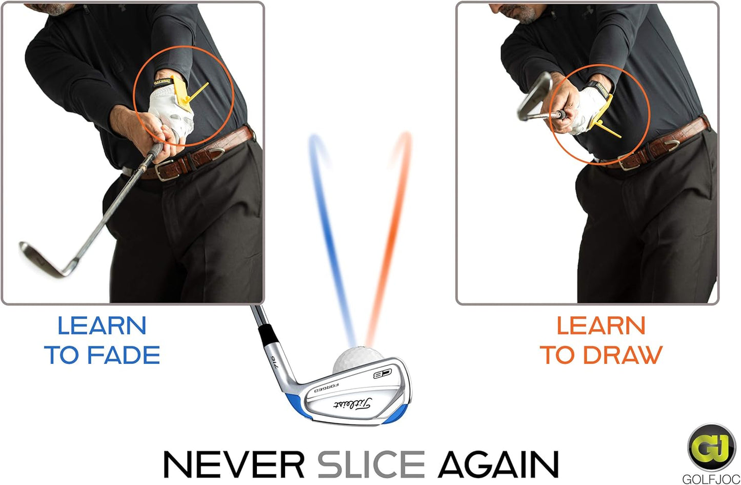 Power Lag and Flat Wrist Combo Golf Trainer