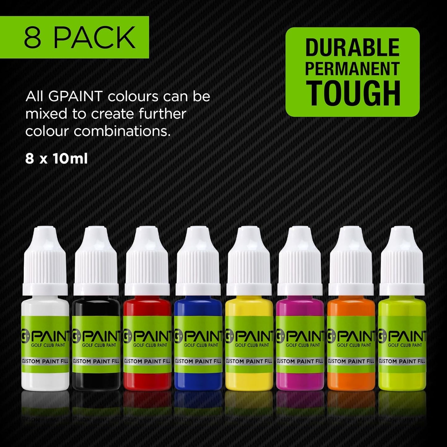 G-Paint Golf Club Paint - 8 Pack (All 8 Colors)