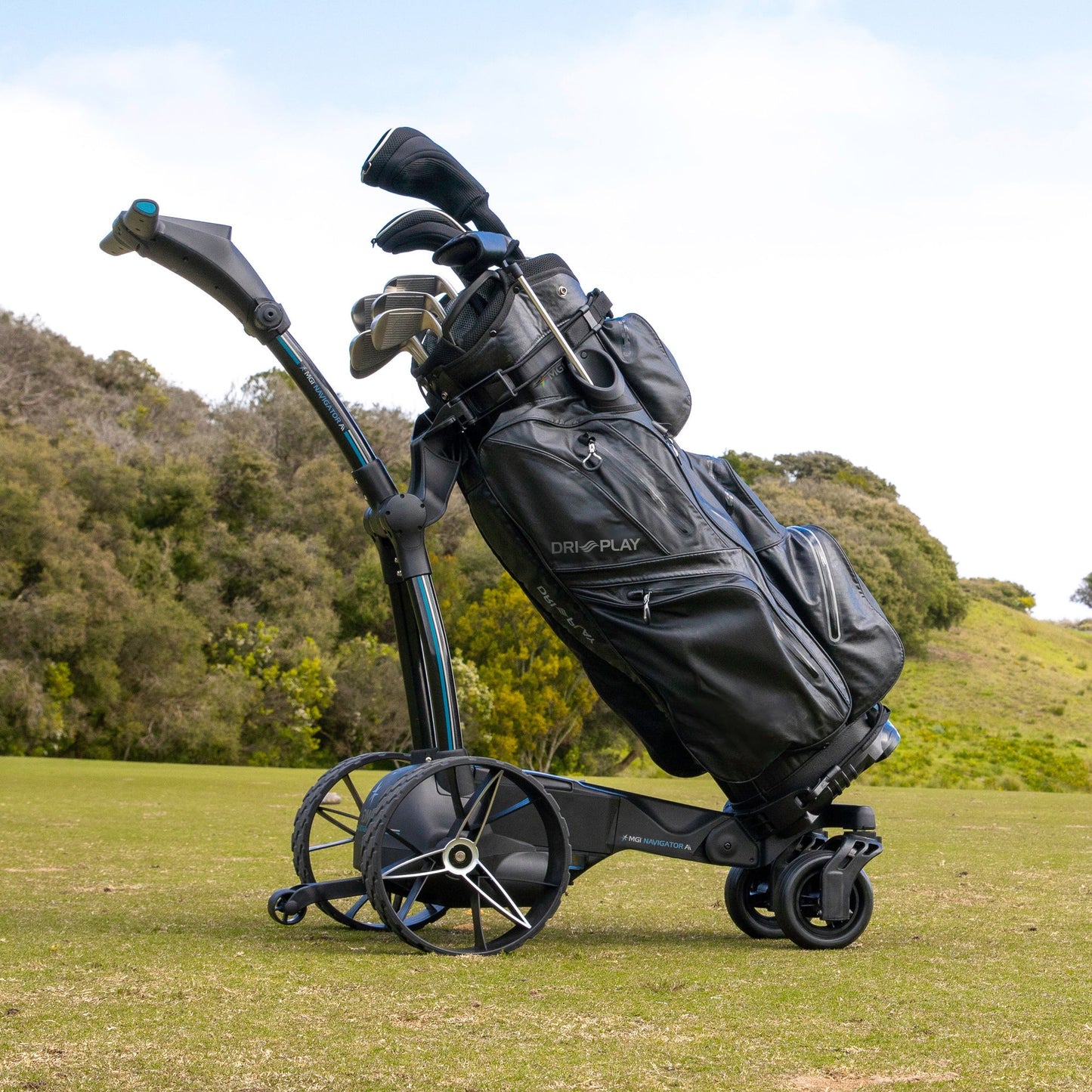 MGI AI Navigator GPS+ Electric Golf Push Cart