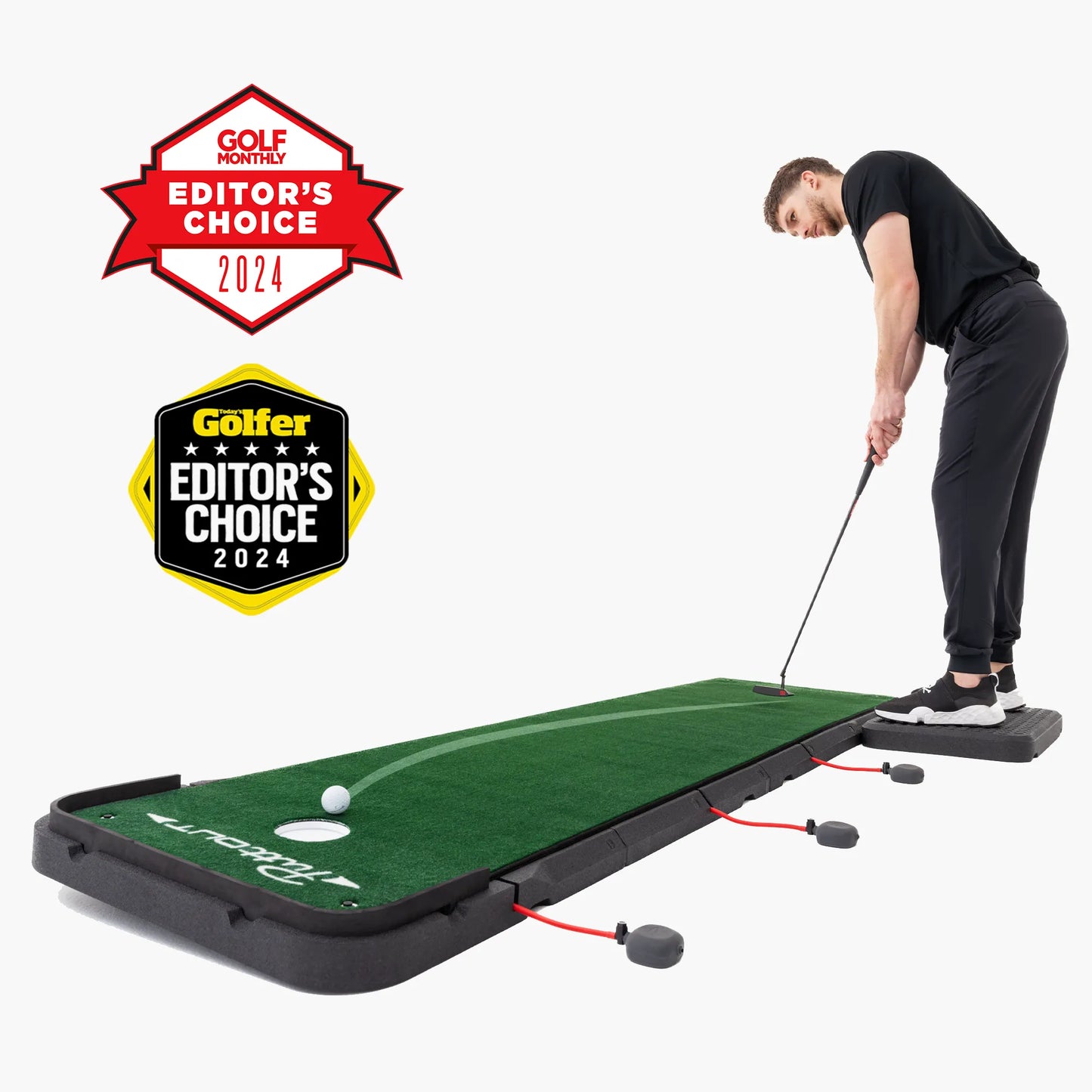 PuttOut AirBreak Adjustable Golf Putting Green