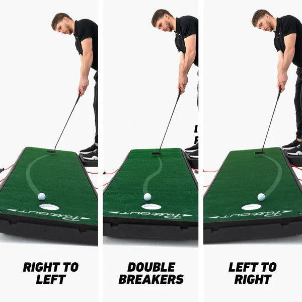 PuttOut AirBreak Adjustable Golf Putting Green