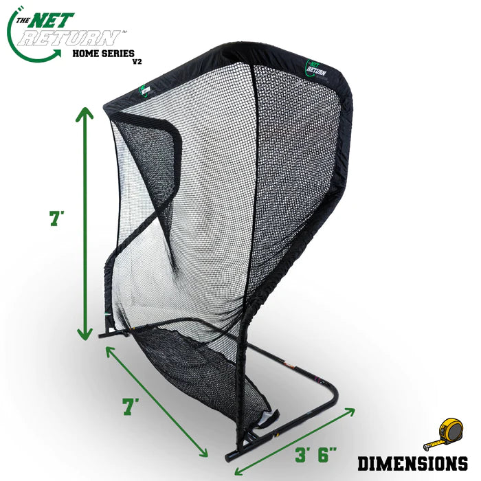 The Net Return Home Series V2 Golf Net - (7'x7')