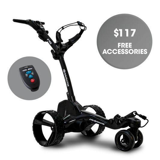 MGI ZIP Navigator Remote Electric Golf Push Cart
