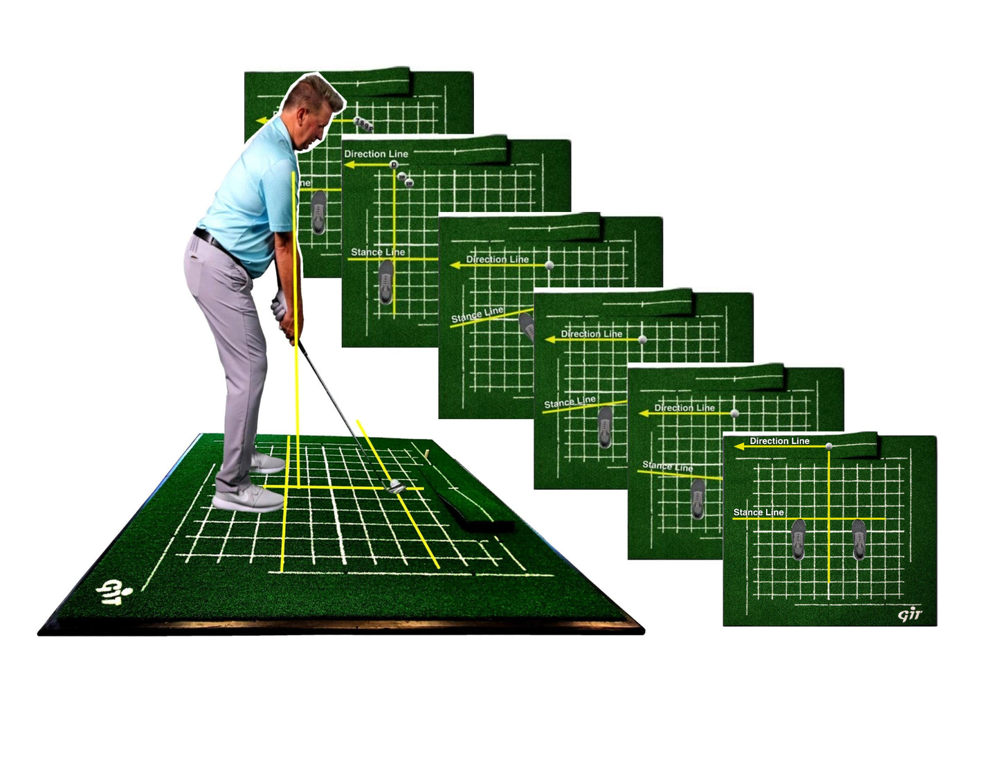 Golf Teaching Mat - Personal Model