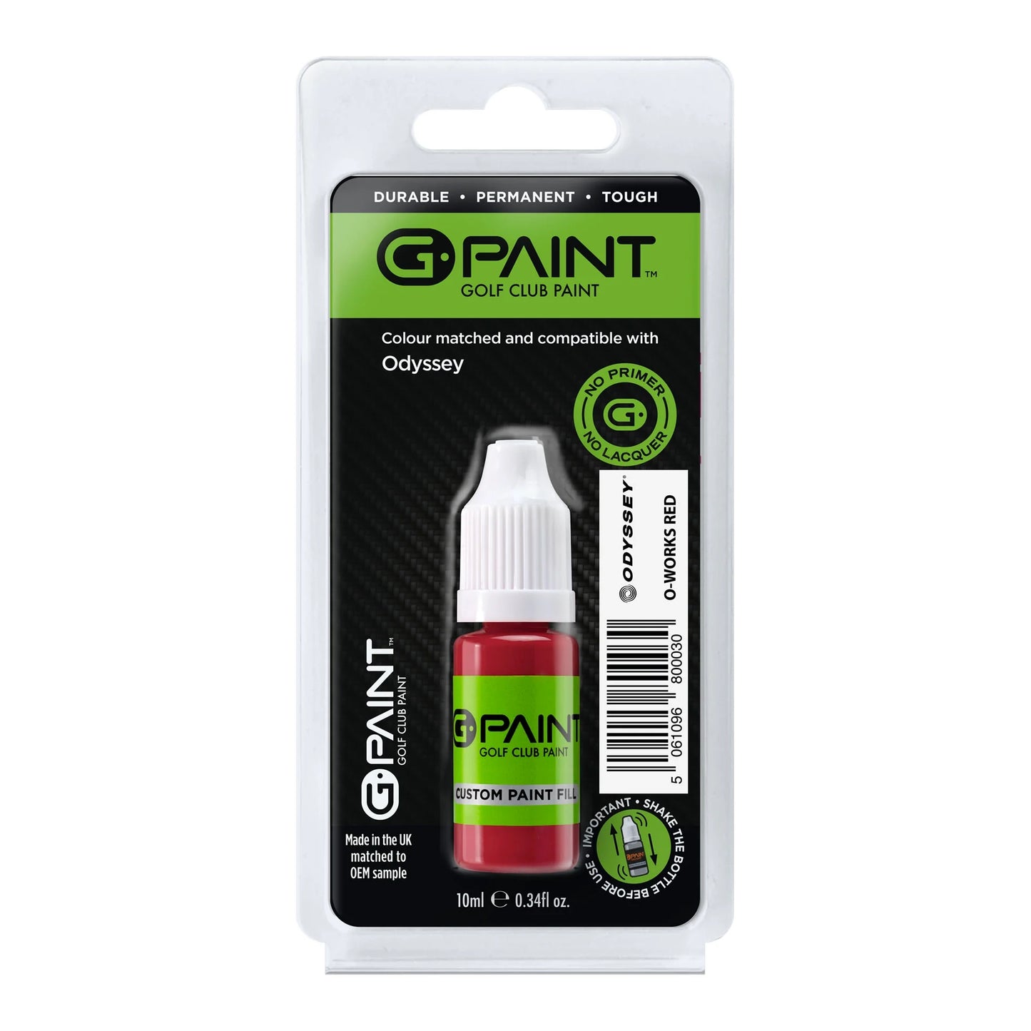 GPaint Golf Club Touch Up Paint - Odyssey O-Works Red