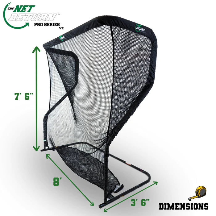 The Net Return Pro Series V2 Golf Net (8'x 7'6")