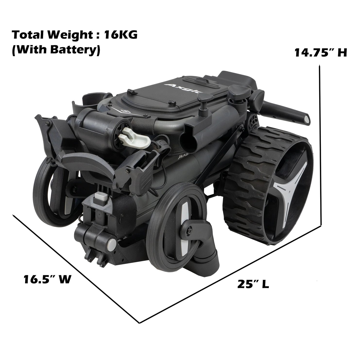Axglo E5 Follow Me Remote Electric Golf Trolley