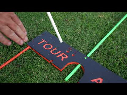 Tour Aim 2.0 Golf Training Aid (With 4 Alignment Sticks)