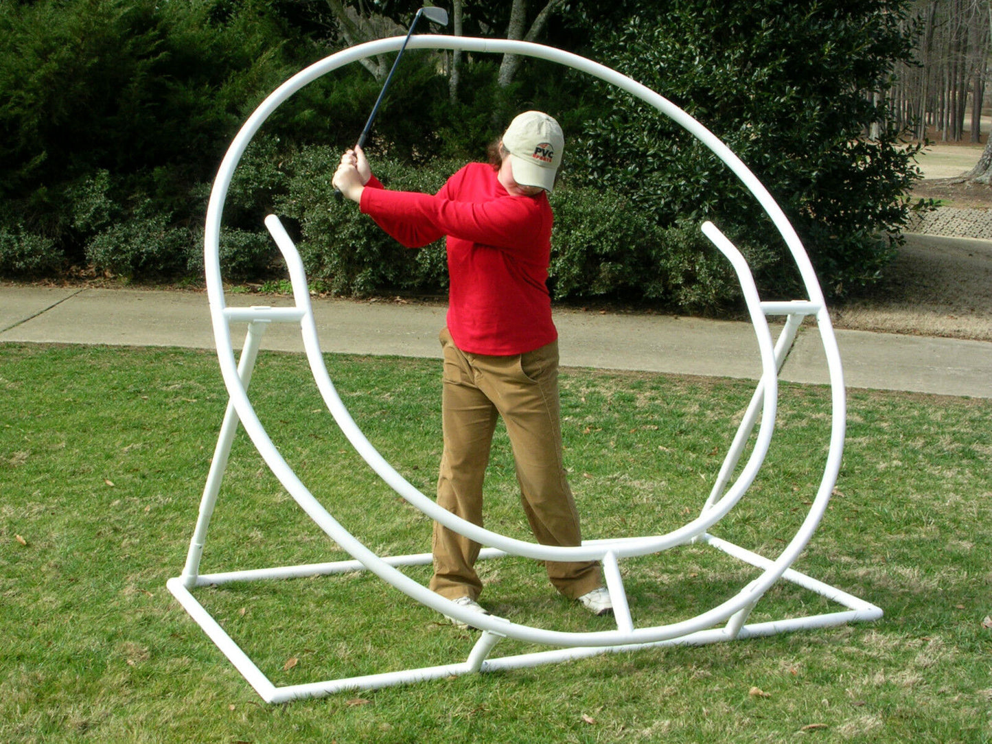 Full Circle PVC Golf Swing Trainer - Golf Swing Training Aid