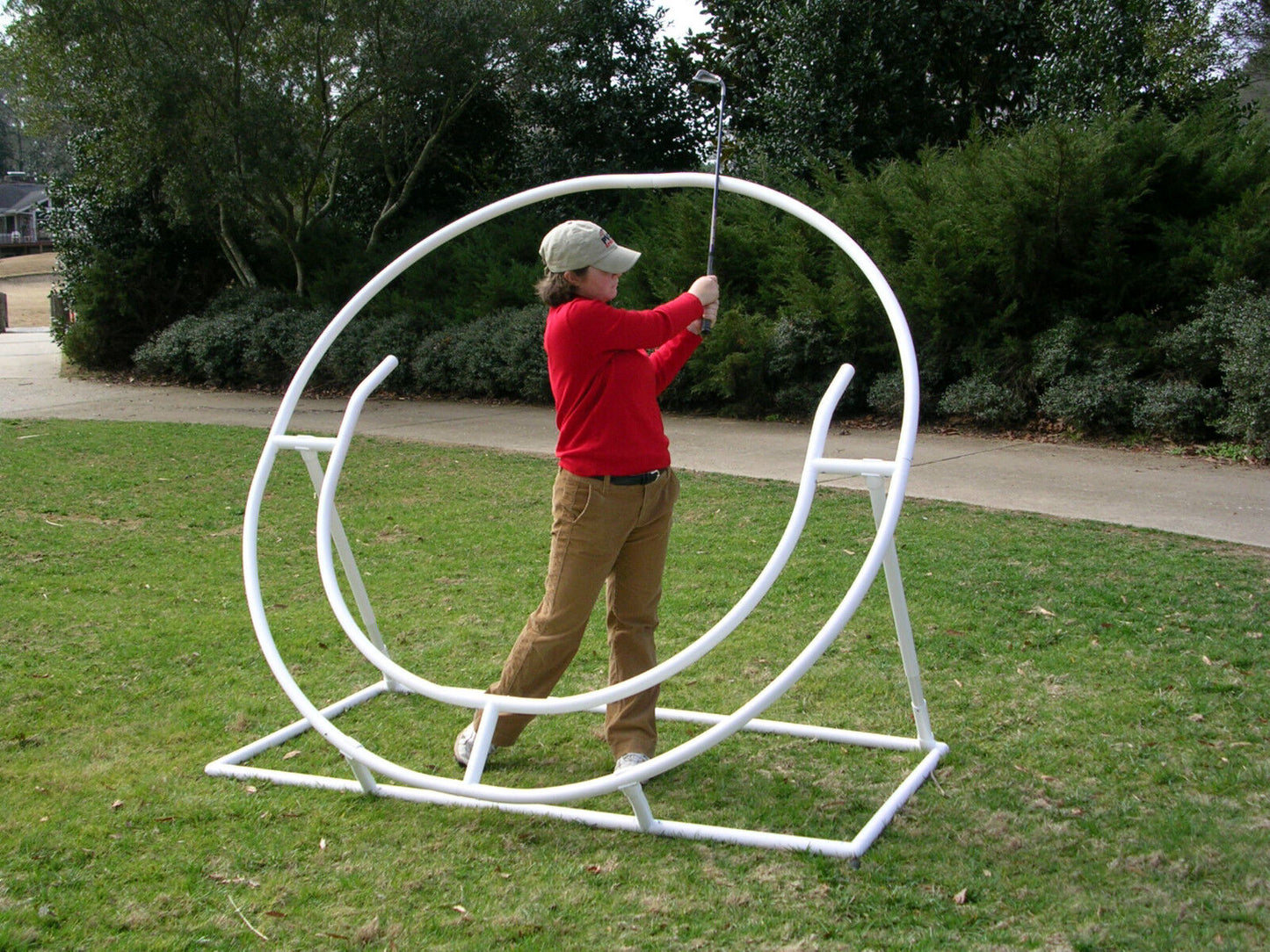 Full Circle PVC Golf Swing Trainer - Golf Swing Training Aid