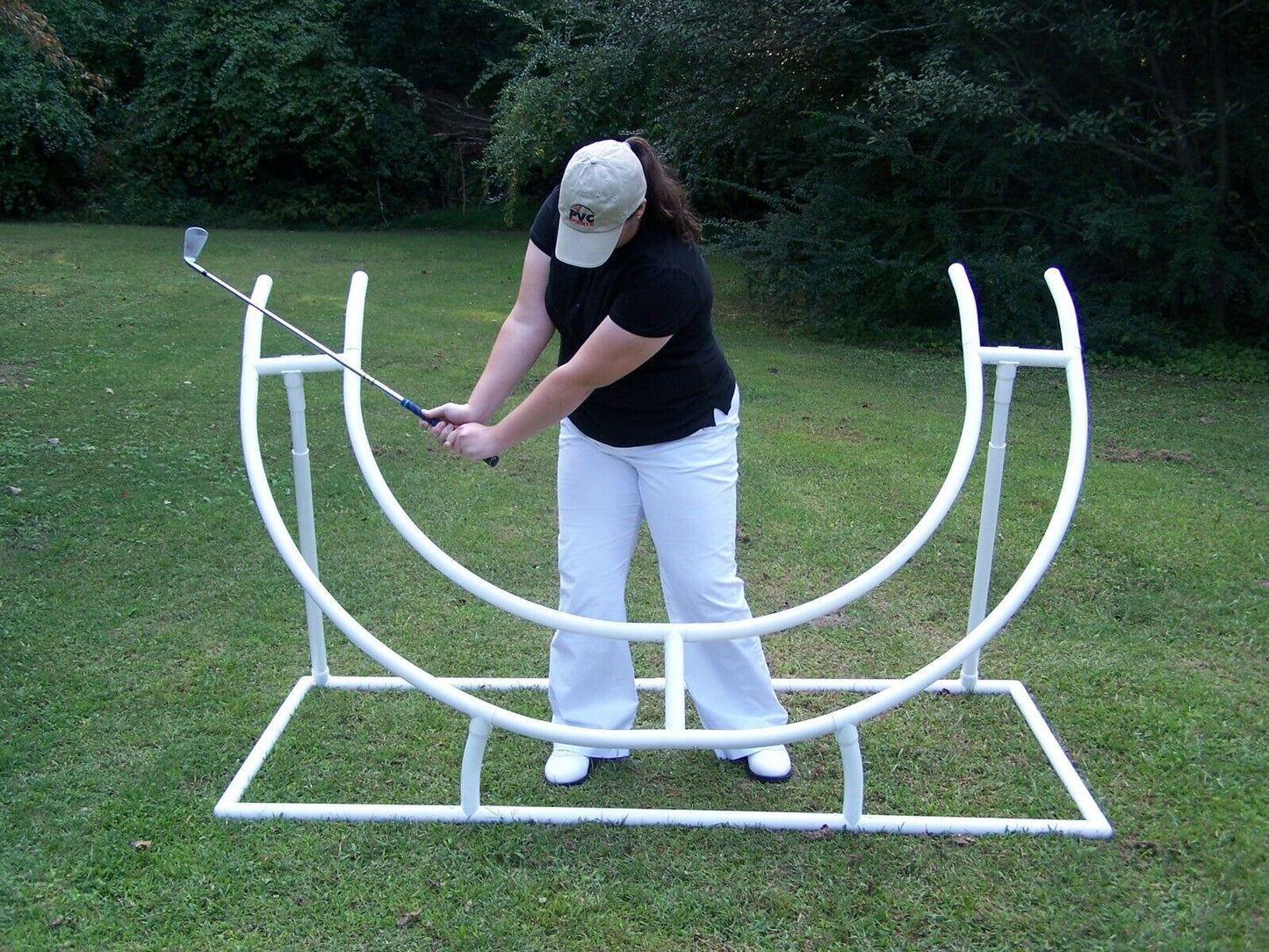 Full Circle PVC Golf Swing Trainer - Golf Swing Training Aid