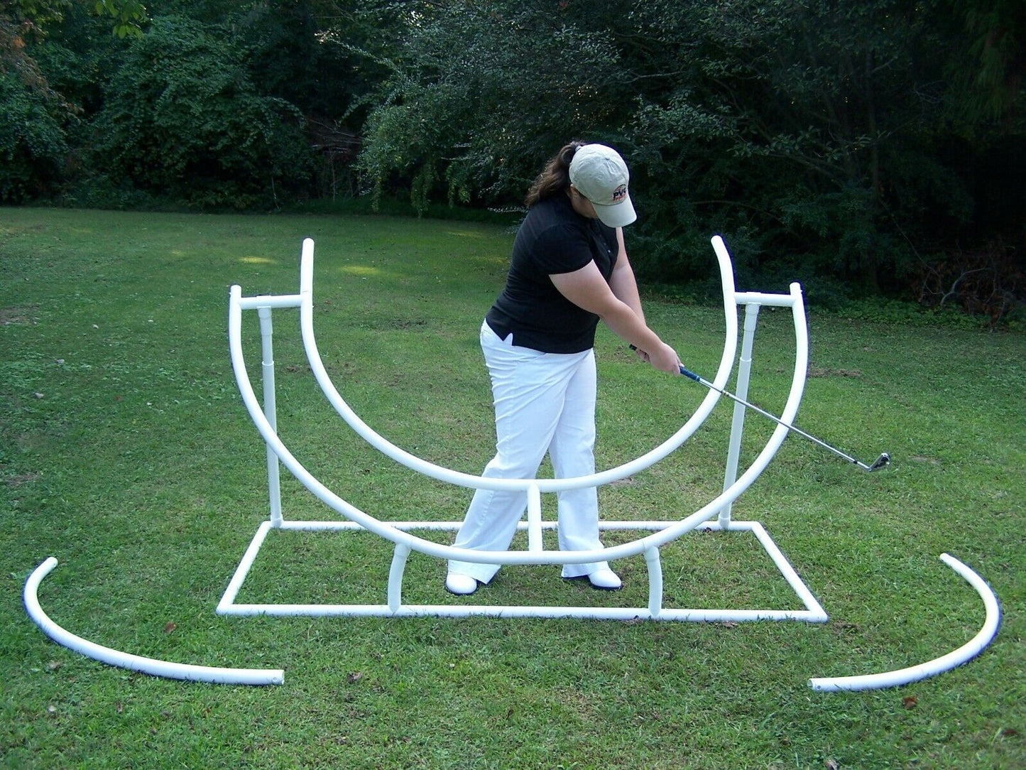 Full Circle PVC Golf Swing Trainer - Golf Swing Training Aid