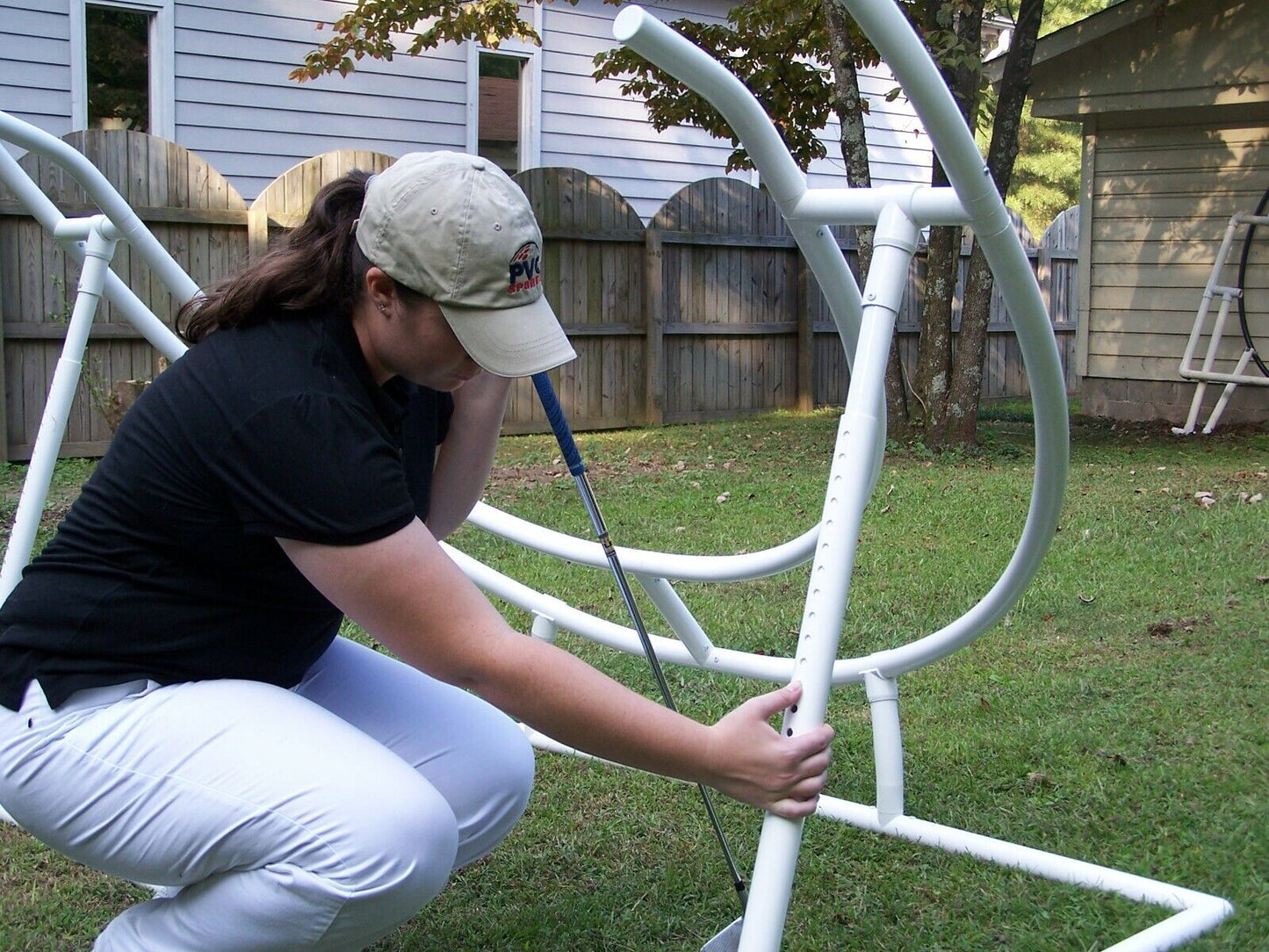 Full Circle PVC Golf Swing Trainer - Golf Swing Training Aid