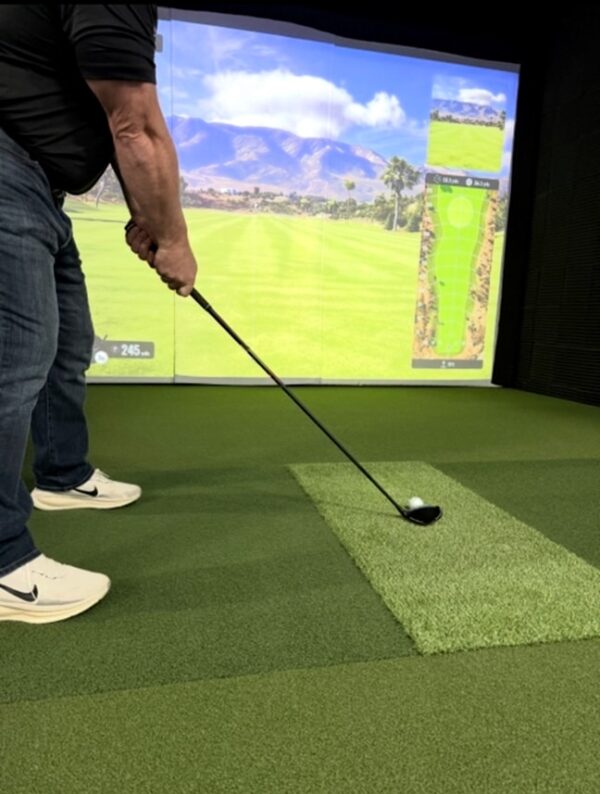 Big Moss Pure Flight Golf Hitting Mat (4’x9′ Center Hitting)
