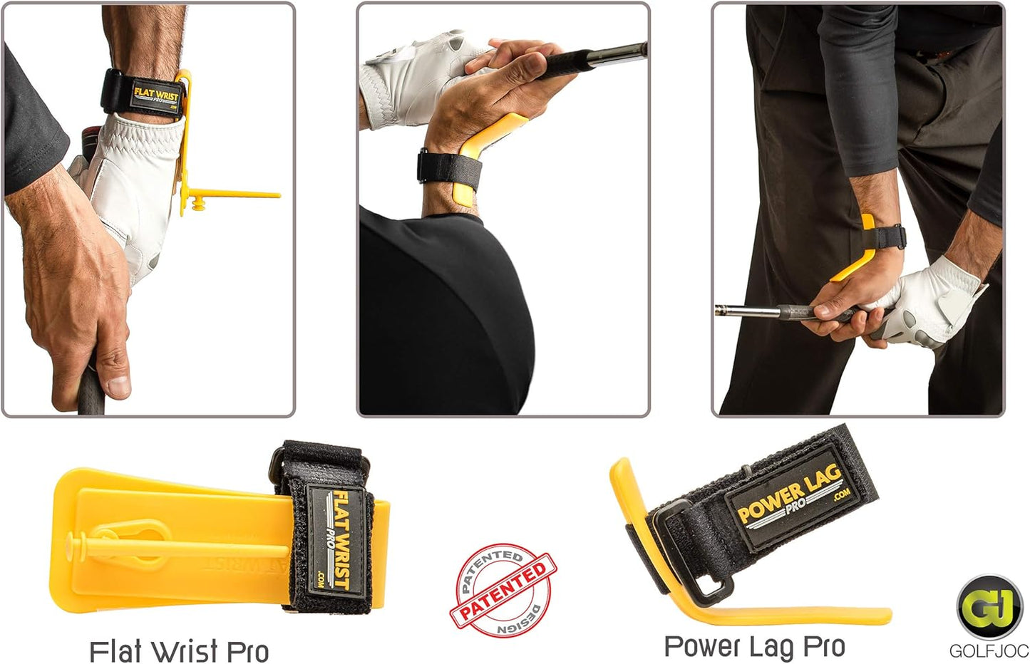 Power Lag and Flat Wrist Combo Golf Trainer