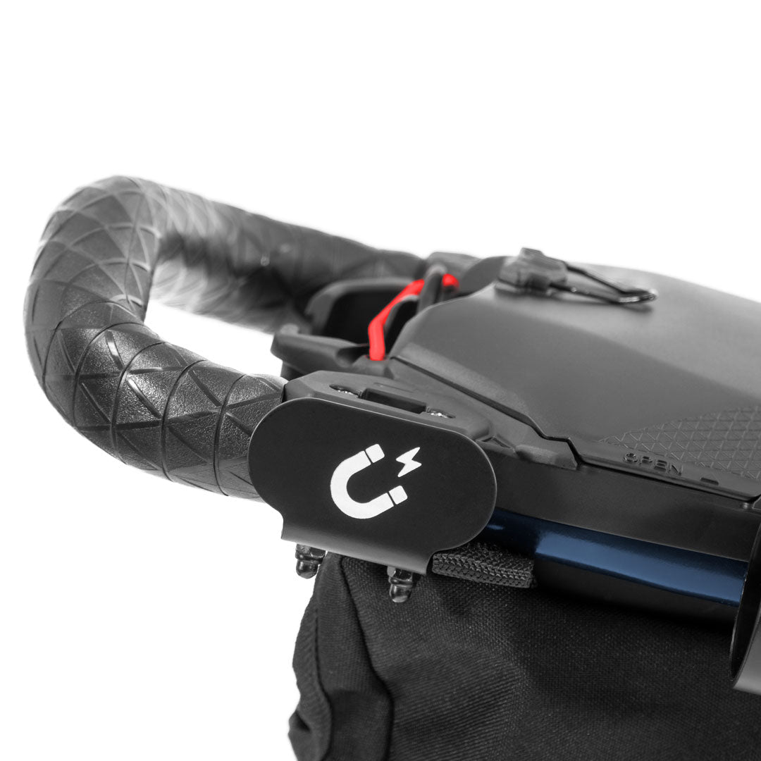 Bag Boy Quad Pro magnetic iron plate on the handle