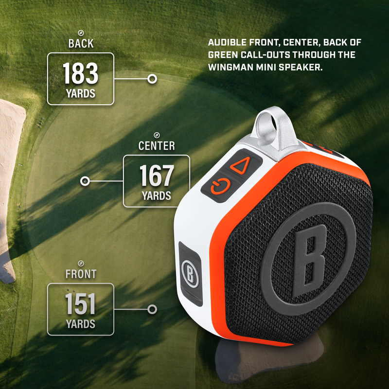 Bushnell Wingman Mini Golf GPS Speaker