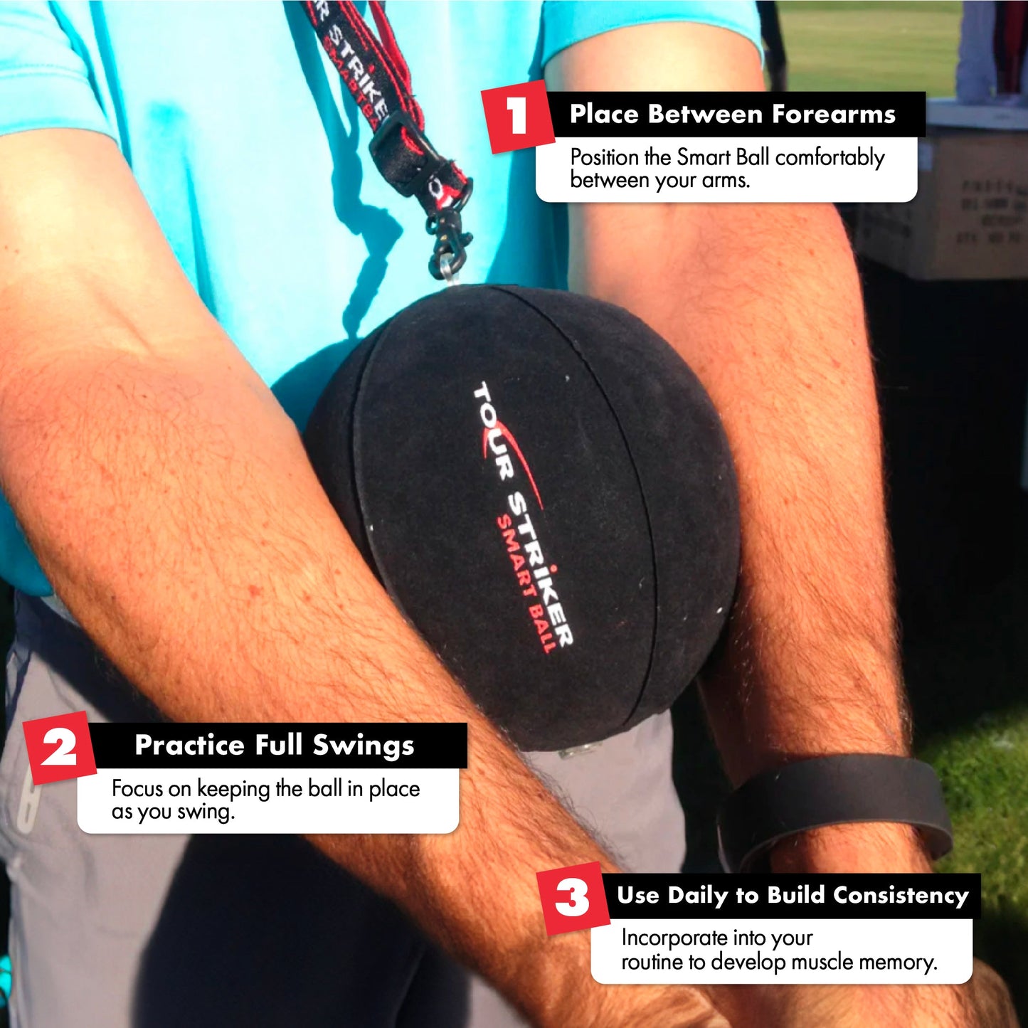 Tour Striker Smart Ball - Golf Swing Training Aid