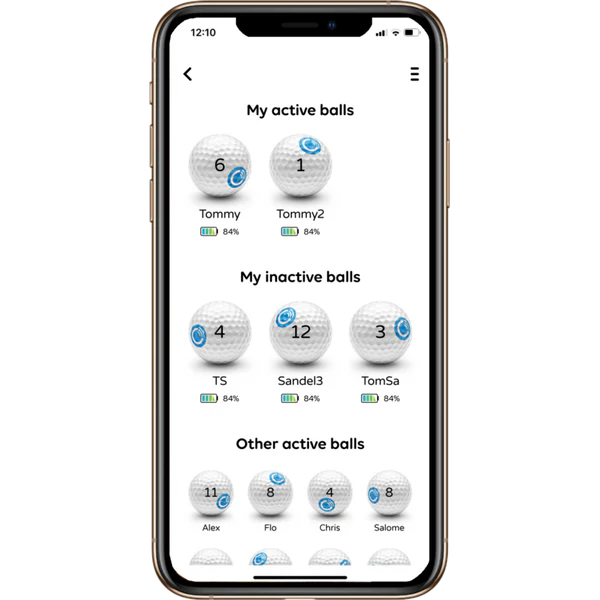 Chiping GPS Tracked Golf Balls - 3 Ball Sleeve