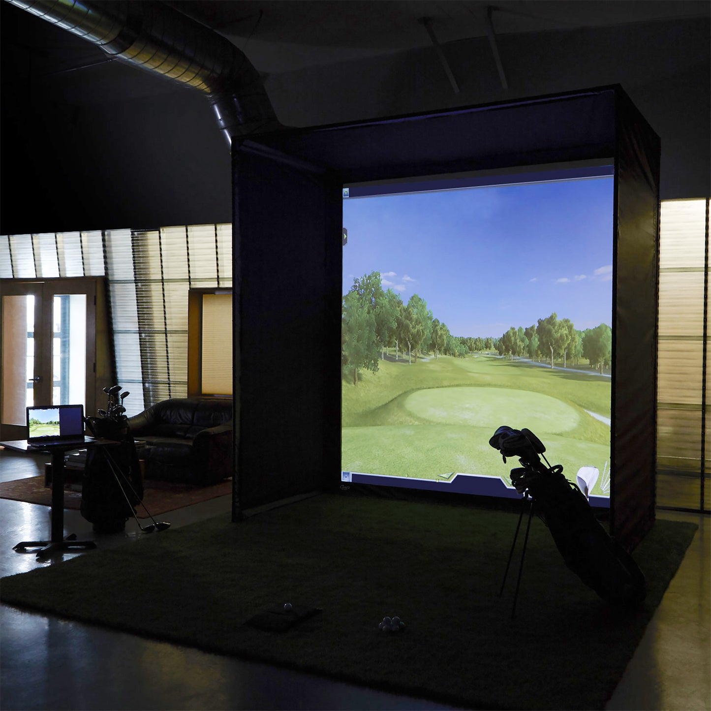 Carl's Place DIY C-Series Golf Simulator Enclosure Kit