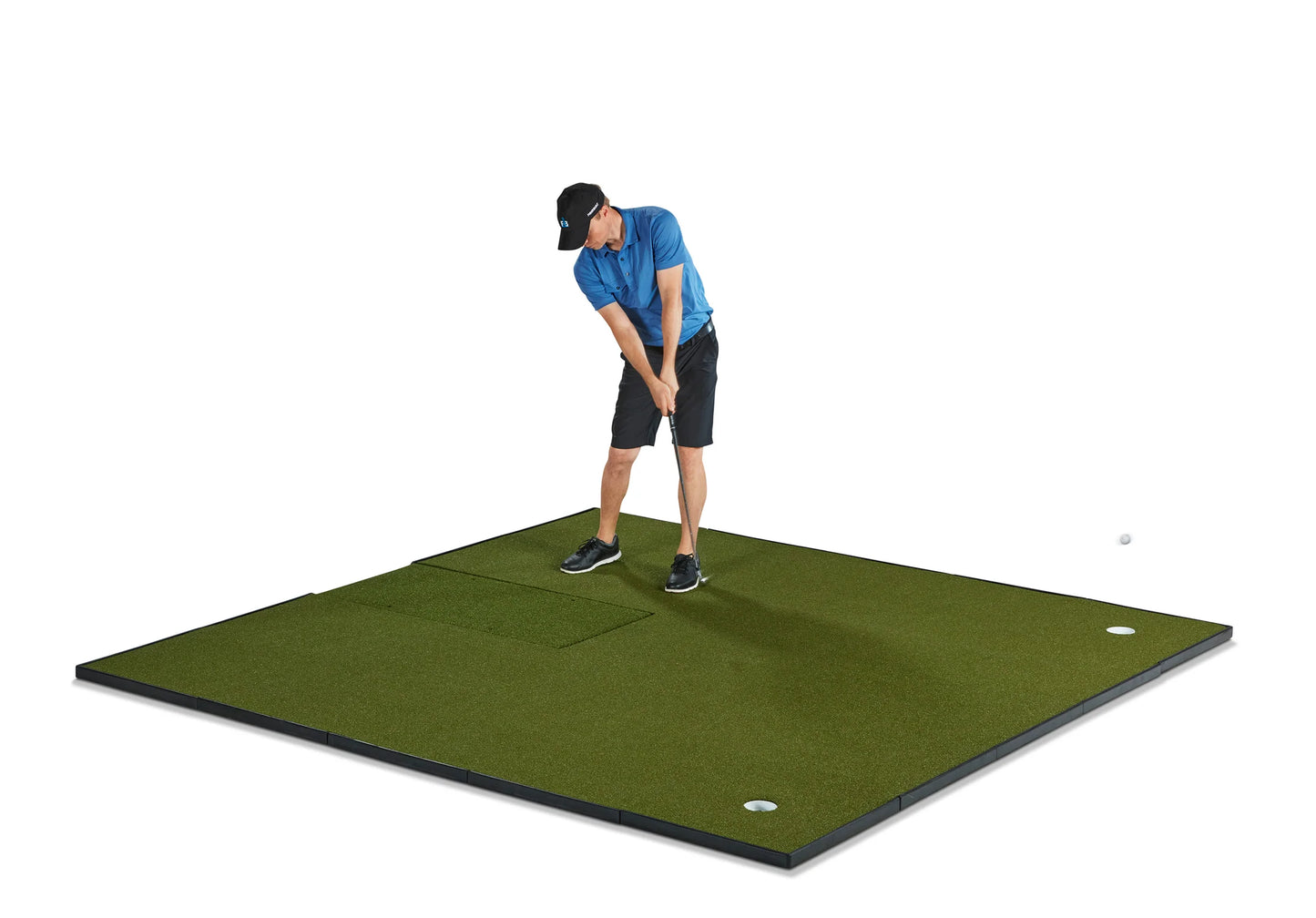 Fiberbuilt Player Preferred Series Combo Golf Mat - Center Hitting - 10'x10'