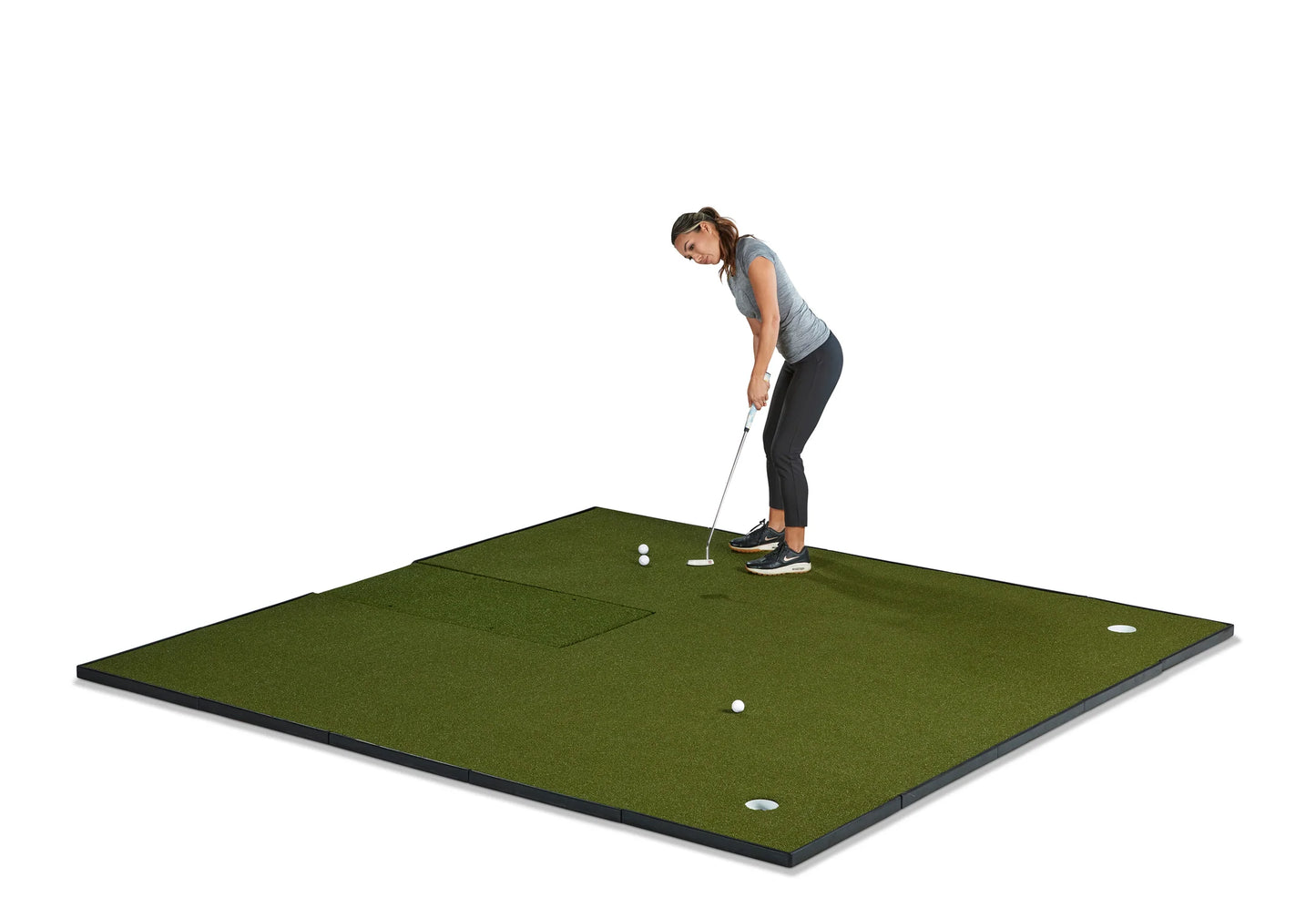 Fiberbuilt Player Preferred Series Combo Golf Mat - Center Hitting - 10'x10'