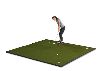 Fiberbuilt Player Preferred Series Combo Golf Mat - Center Hitting - 10'x10'