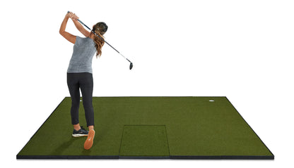 Fiberbuilt Player Preferred Series Combo Golf Mat - Center Hitting - 10'x10'