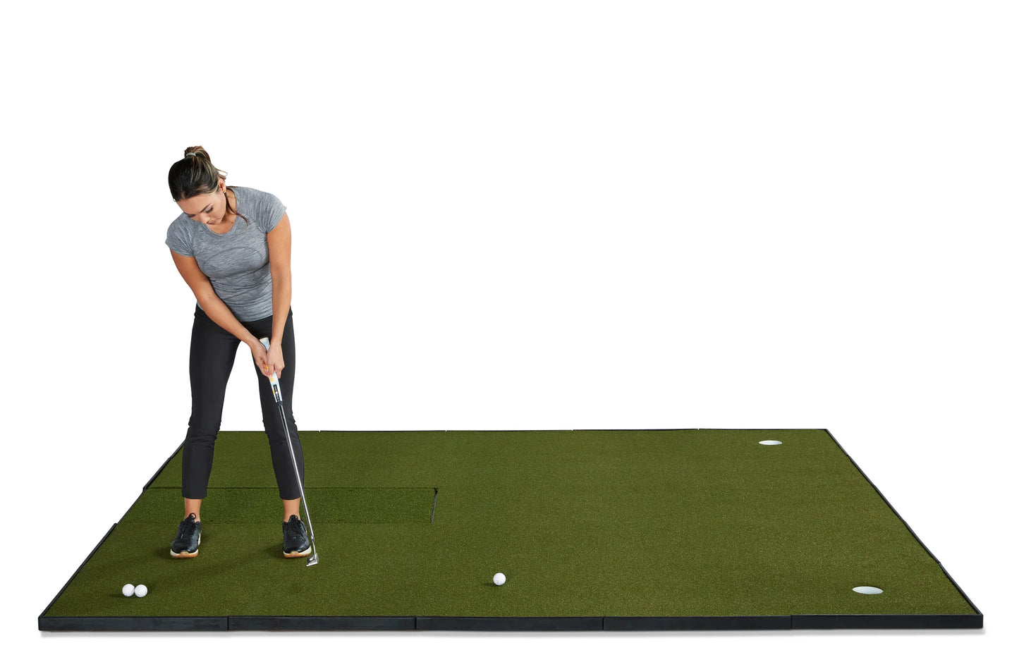 Fiberbuilt Player Preferred Series Combo Golf Mat - Center Hitting - 10'x10'