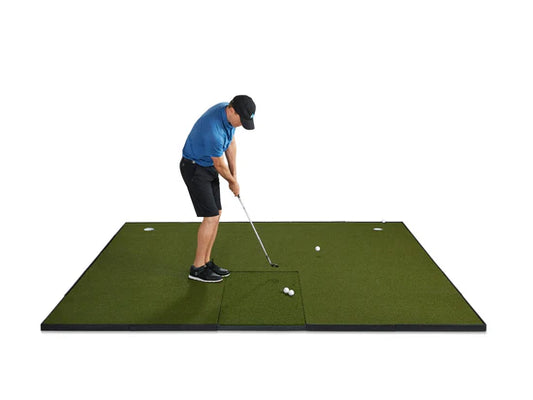 Fiberbuilt Player Preferred Series Combo Golf Mat - Center Hitting - 10'x10'