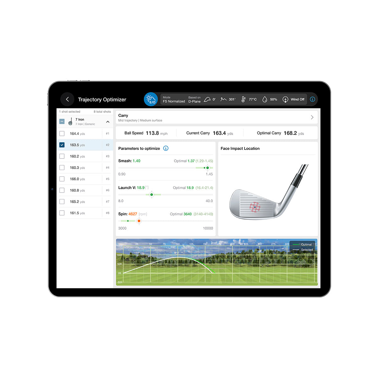 FlightScope X3C Golf Launch Monitor