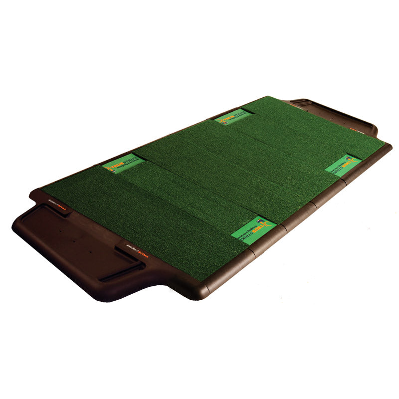 TrueStrike Double Golf Hitting Mat - Golf Simulator Mat