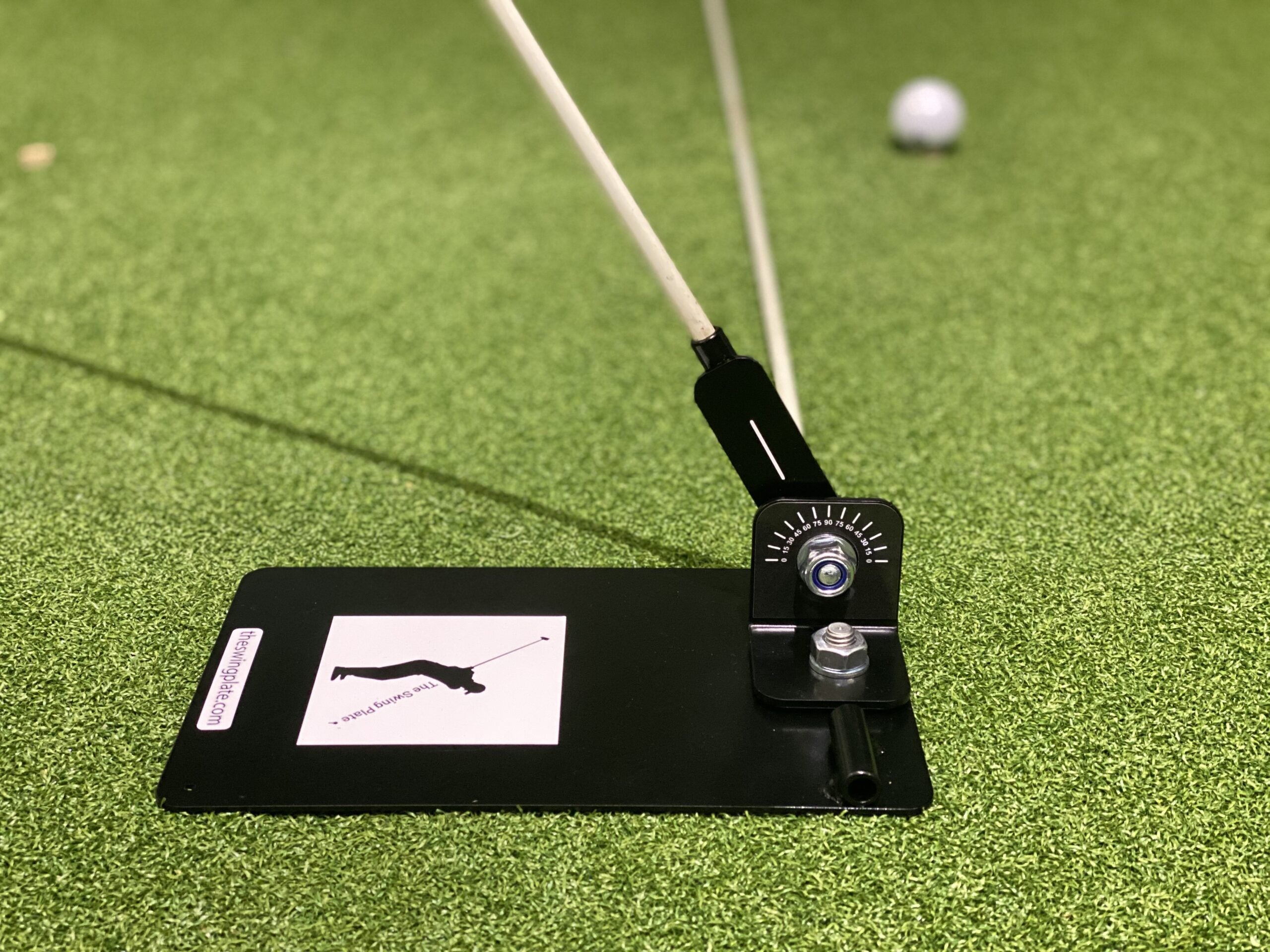 Golf Swing Plate with Alignment Rods - Golf Swing Plane Training Aid ...