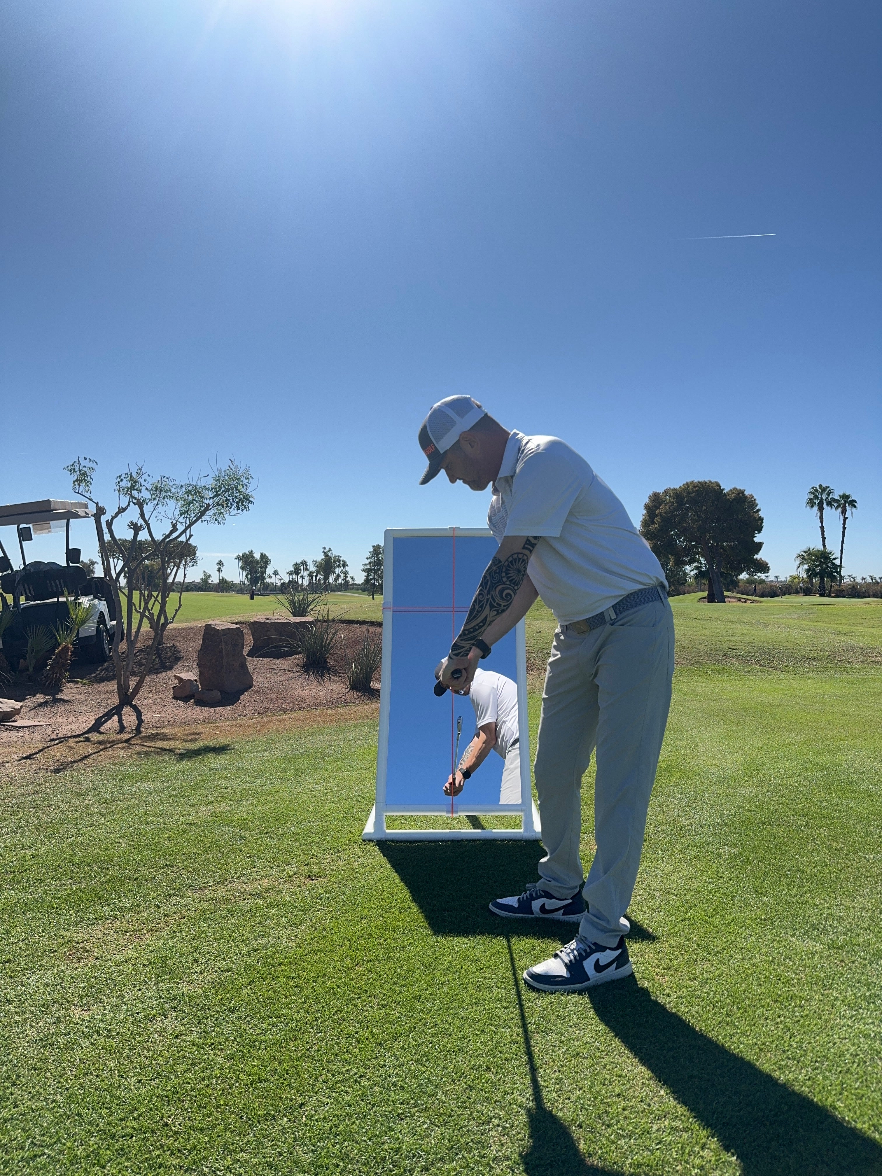 PVC Golf Training Mirror (2'x4') - Full Length Teaching & Training Golf  Mirror