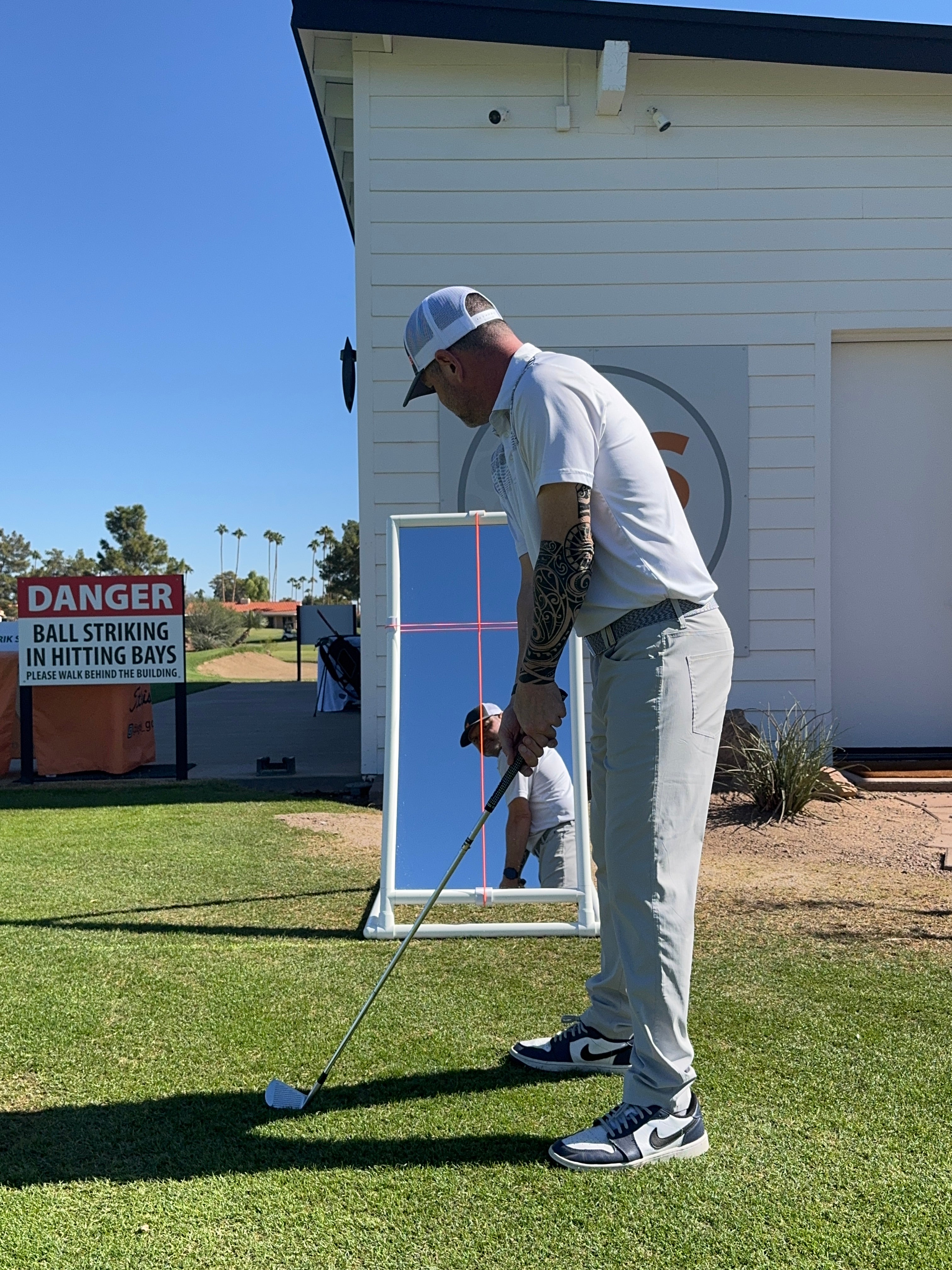 PVC Golf Training Mirror (2'x4') - Full Length Teaching & Training Golf  Mirror