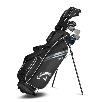 Callaway XJ Junior Level 3 set with headcovers in the black stand bag