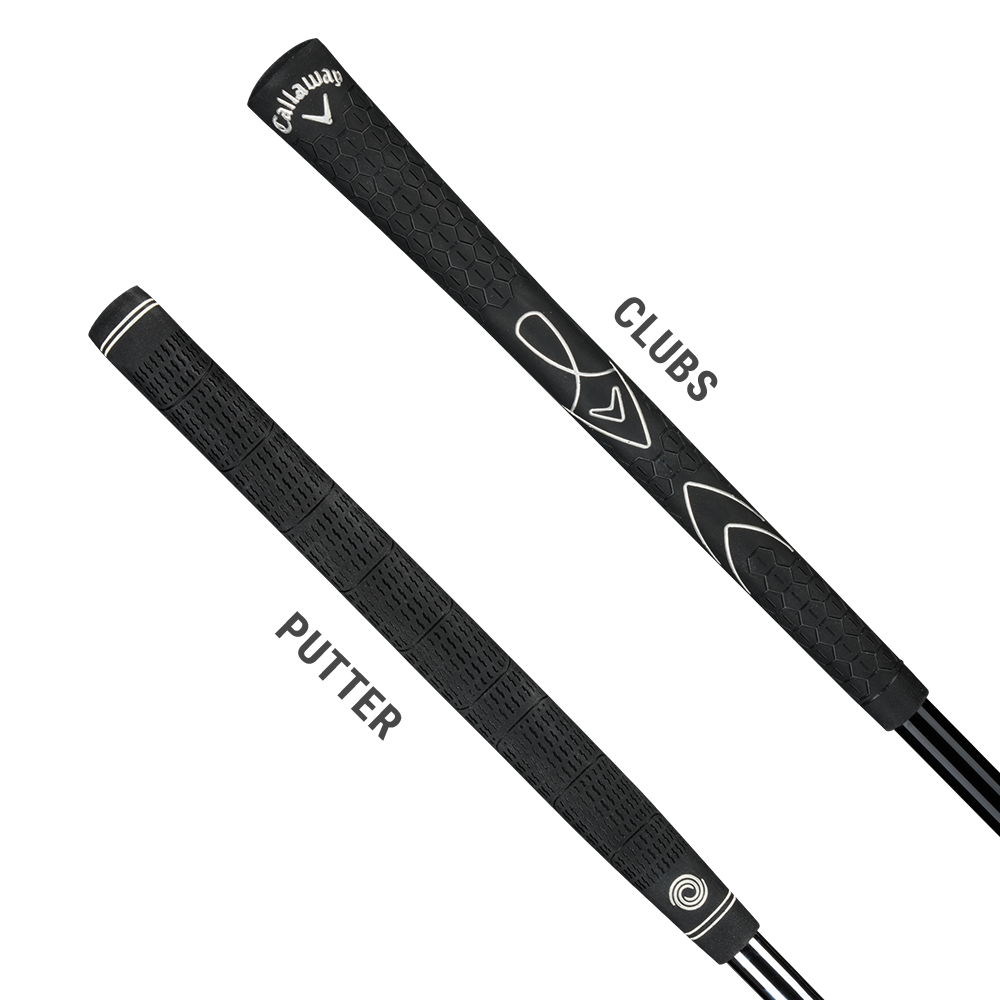 XJ Junior club grips with hand-placement markings