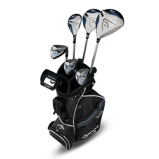 Callaway XJ Junior Level 3 complete set — all seven clubs in the black stand bag