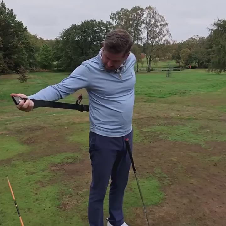 Fitting the TRS Slider chest strap on the course