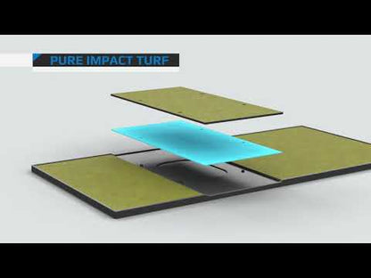 Fiberbuilt Player Preferred Series Combo Golf Mat - Center Hitting - 10'x10'