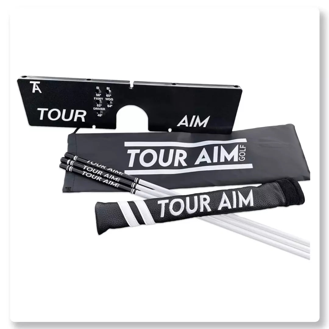 Tour Aim 2.0 Golf Training Aid (With 3 Alignment Sticks)