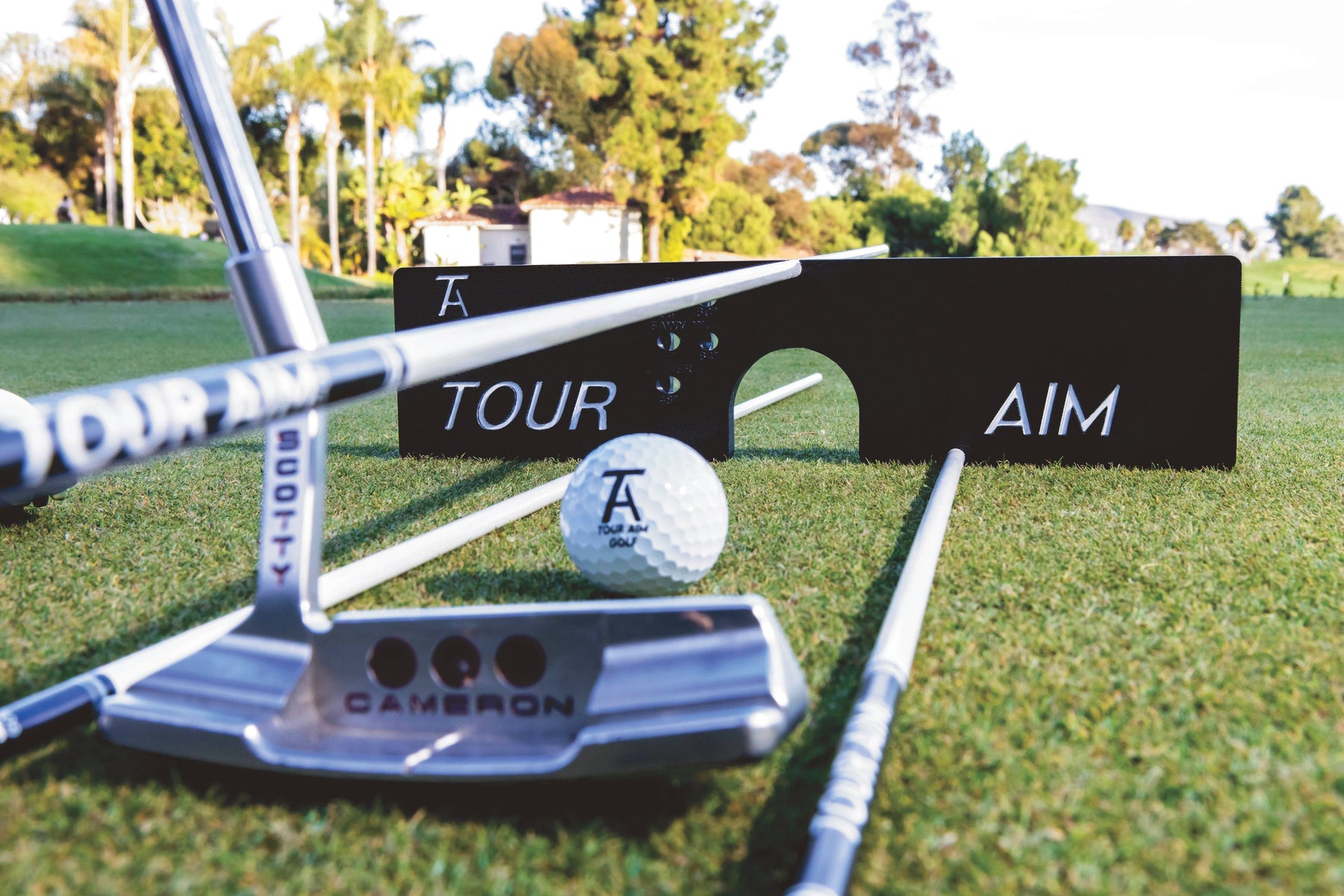 Putter Aim Tour Aim 2.0 Golf Training Aid (With 3 Alignment Sticks ...