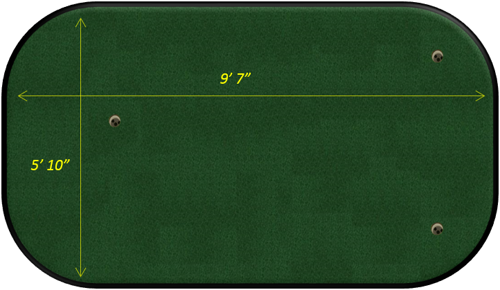 Tour Links 6'x10' Indoor Outdoor Golf Putting Green